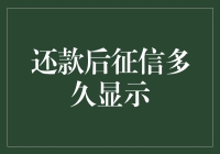 还款后征信多久显示：从还款到记录更新的全过程解析