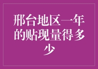 邢台，你一年能贴现多少张优惠券？