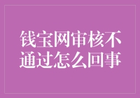 钱宝网审核未通过原因及应对策略