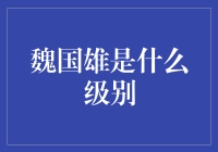 魏国雄：一位金融巨擘的传奇之旅